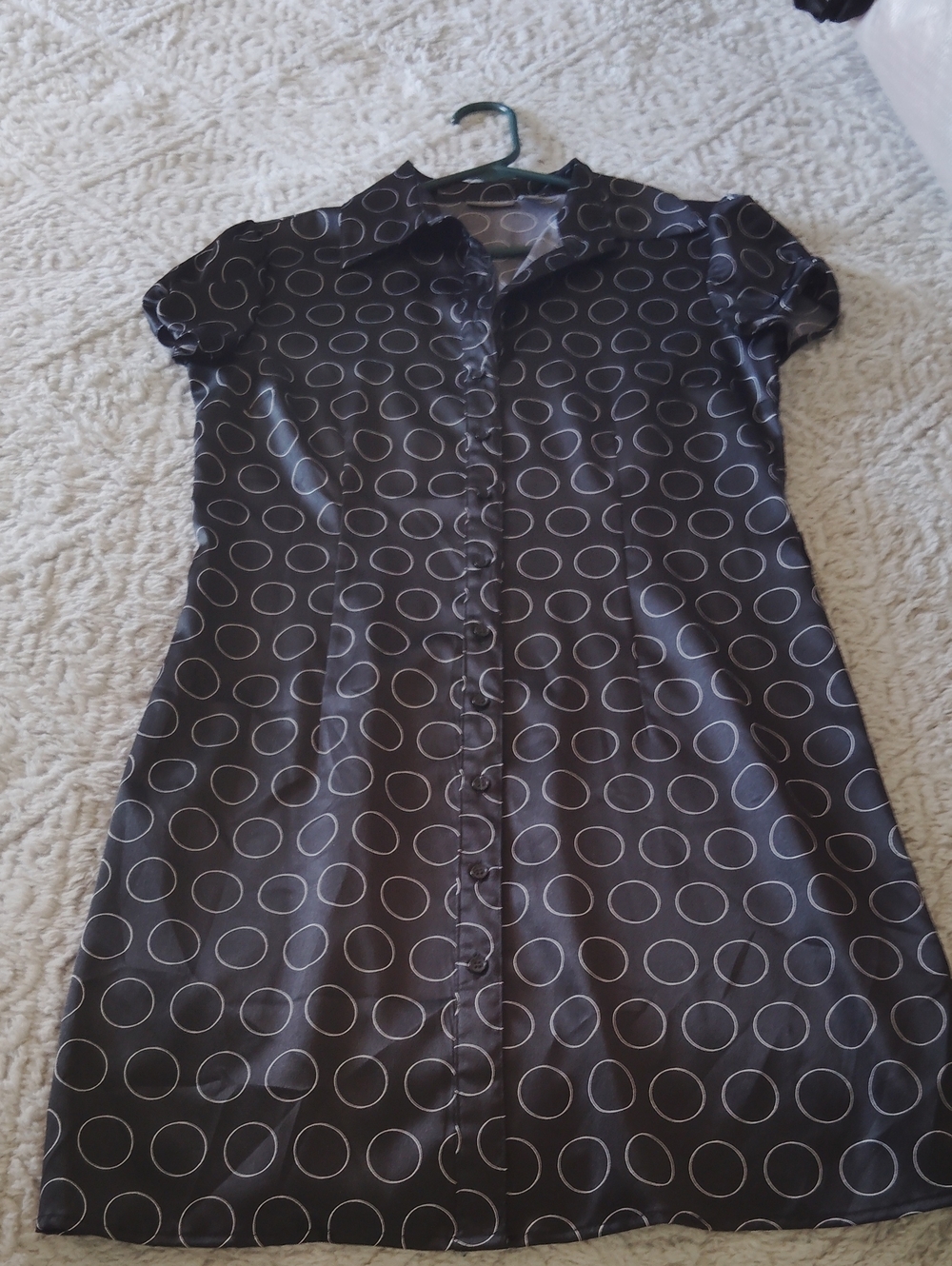 Apt. 9 Black Button Dress